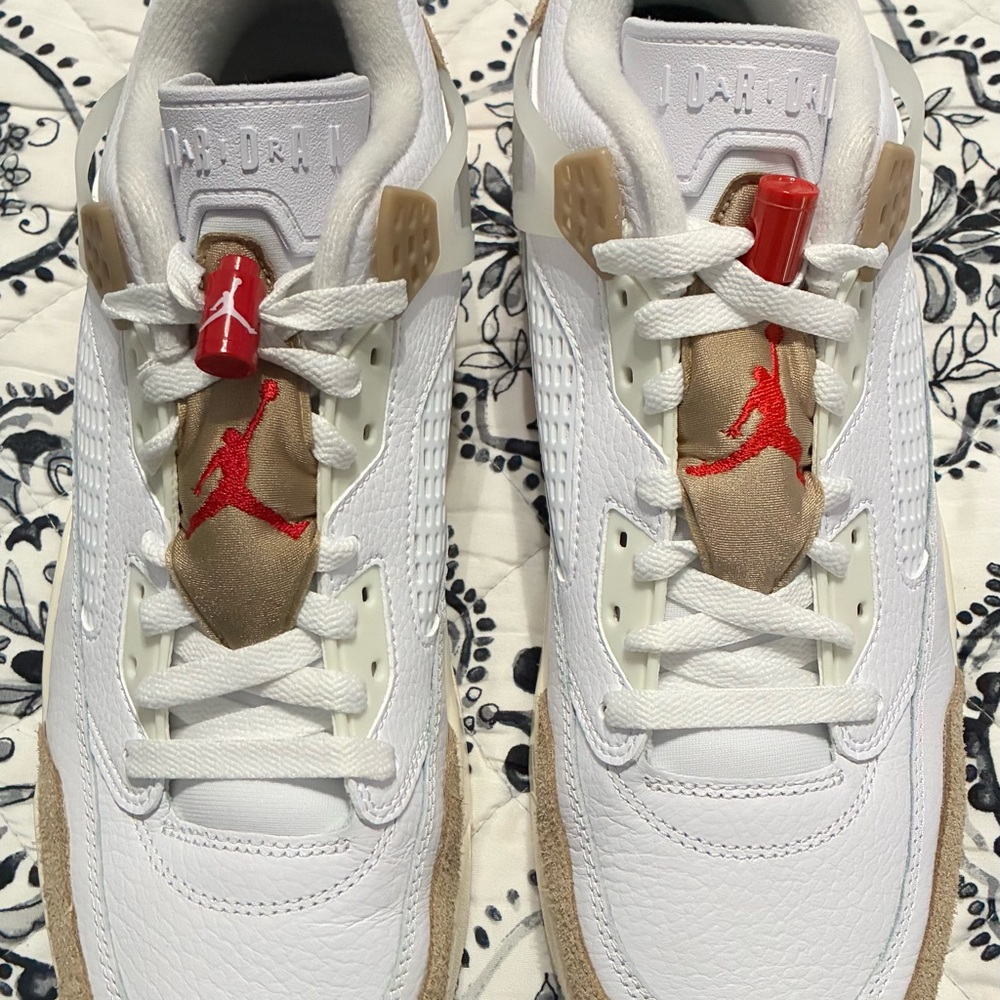 Size 11 - Air Jordan Spizike Low Desert Camo Fire Red W/O Box
